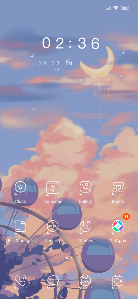 Moon clouds screenshot
