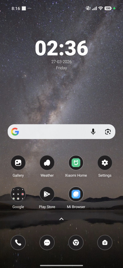 Milkyway screenshot