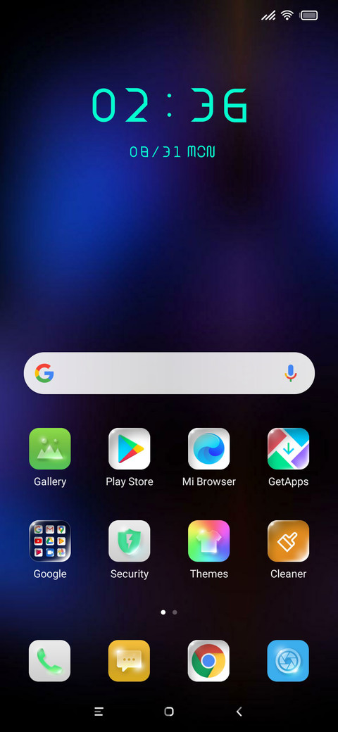 Shaded blue v12 screenshot