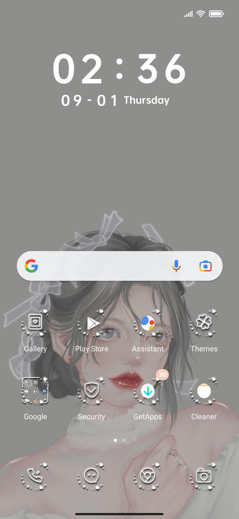 Romantic girl screenshot