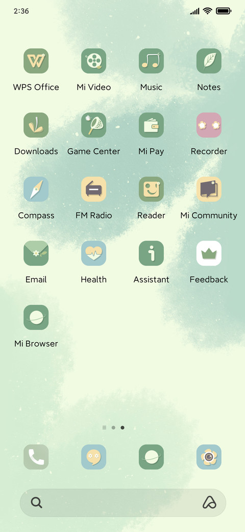 Green ink screenshot