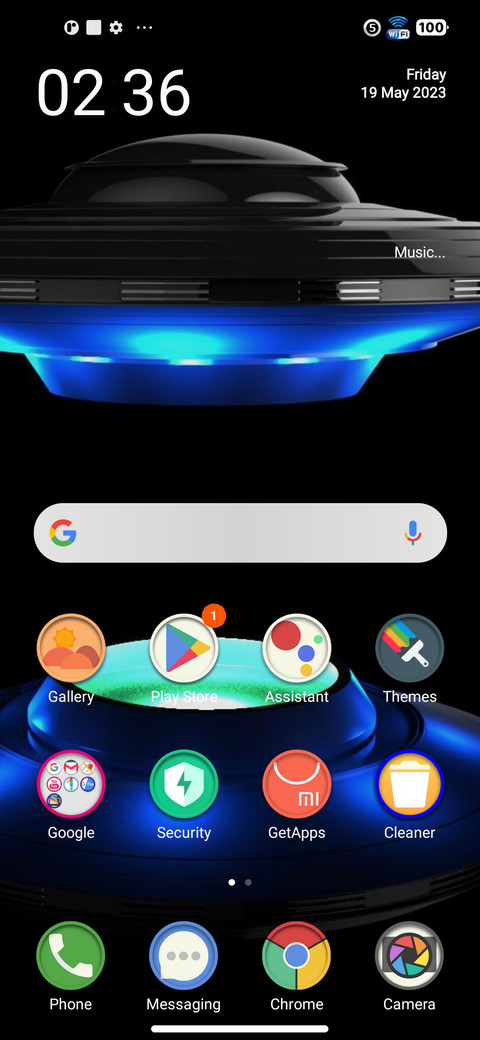 White project M14 screenshot