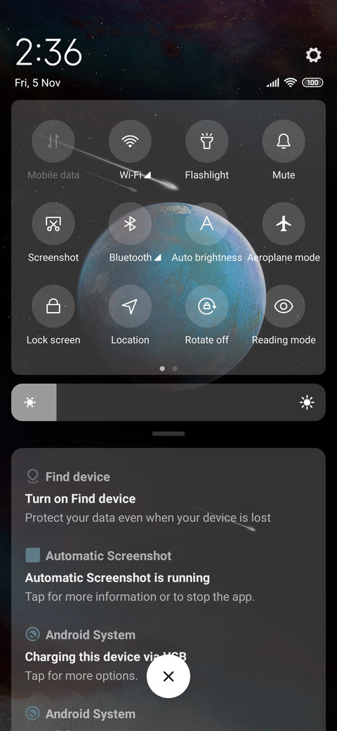 Blue planet screenshot