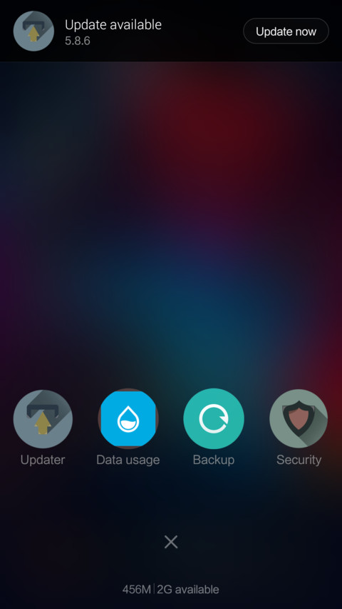 Modern screenshot