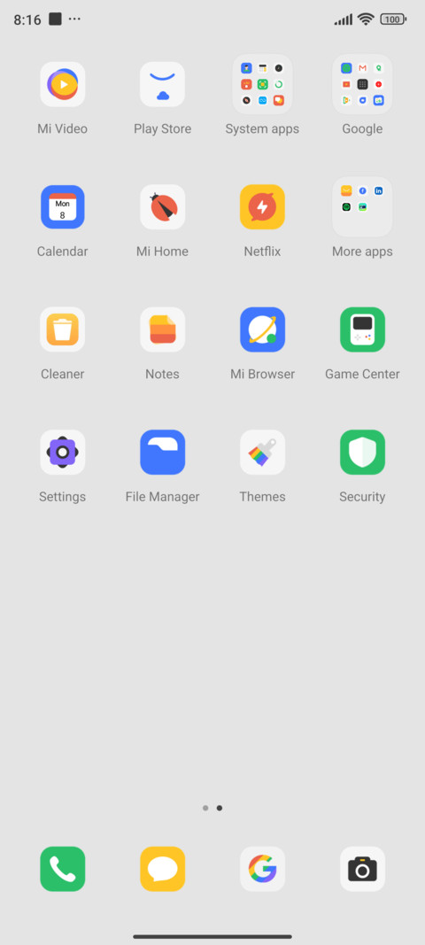 Multicolored ring screenshot