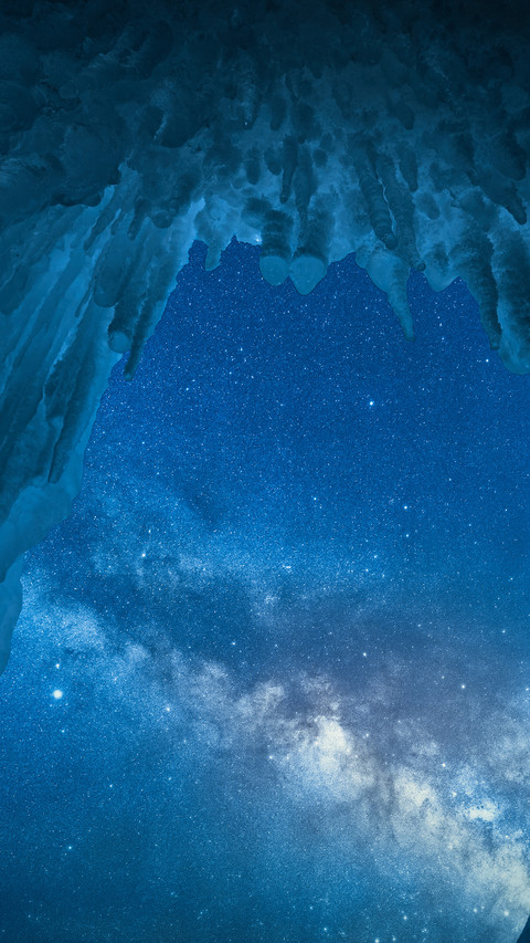 Gazing at the starry sky in the glacier 2 screenshot