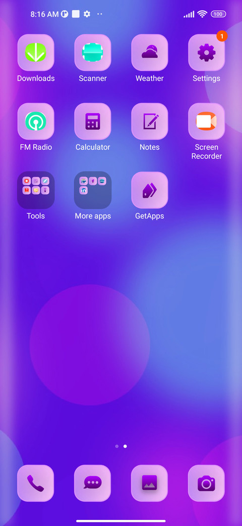 colorful lights screenshot