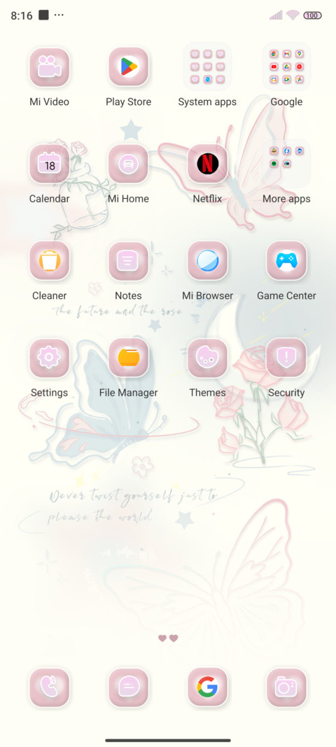 Butterfly ism screenshot