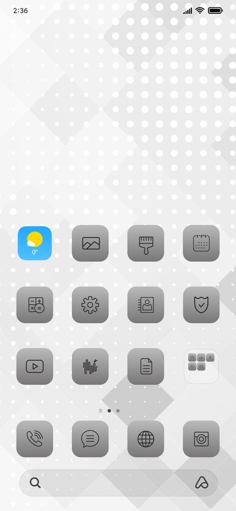Grey Sqaures_3MDS screenshot