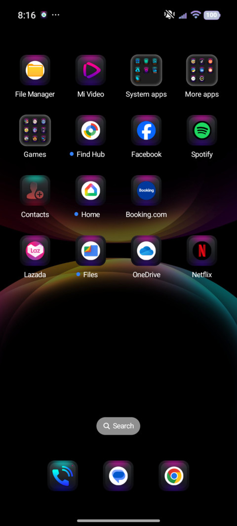 Reduced aurora screenshot