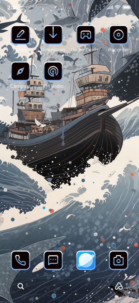 Wind and waves screenshot