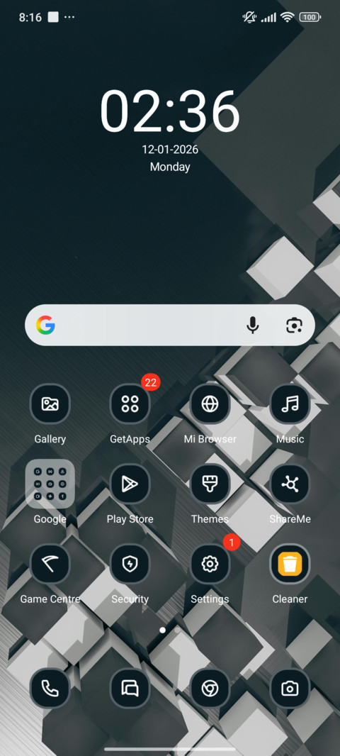 Cubes screenshot