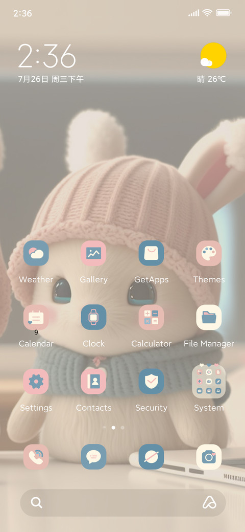 Warm winter rabbit screenshot