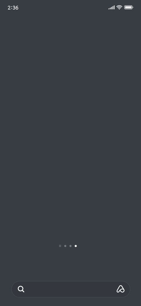minimalist black screenshot