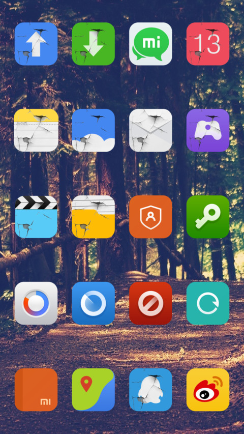 iOS retak screenshot
