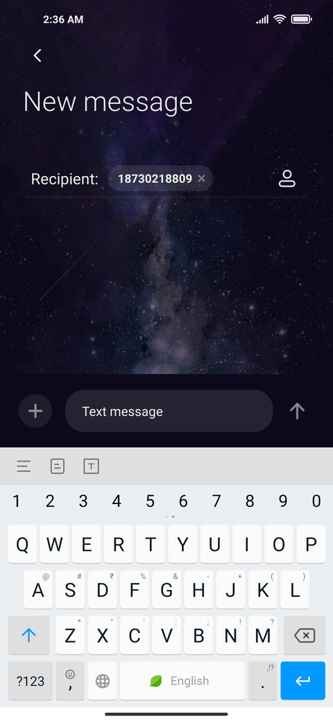 Lonely night sky screenshot