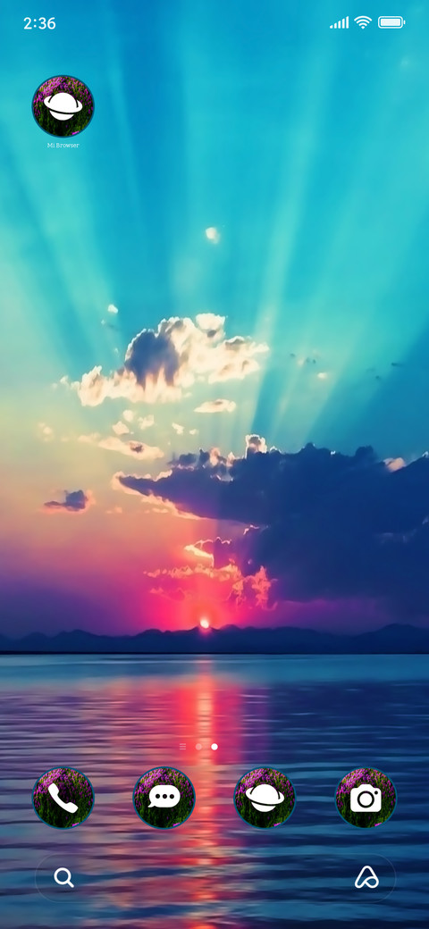 Sunrise view screenshot