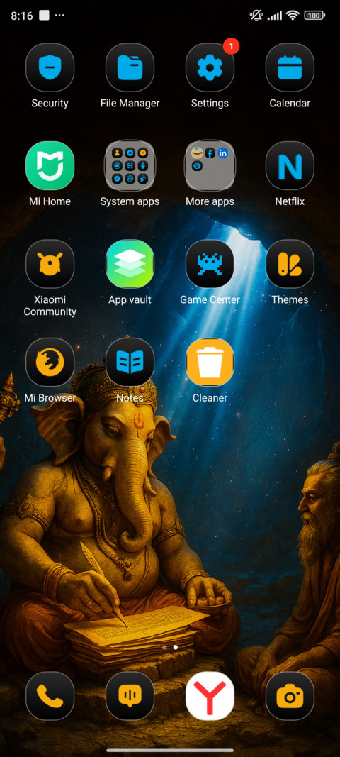 Ganesha Inscribing screenshot