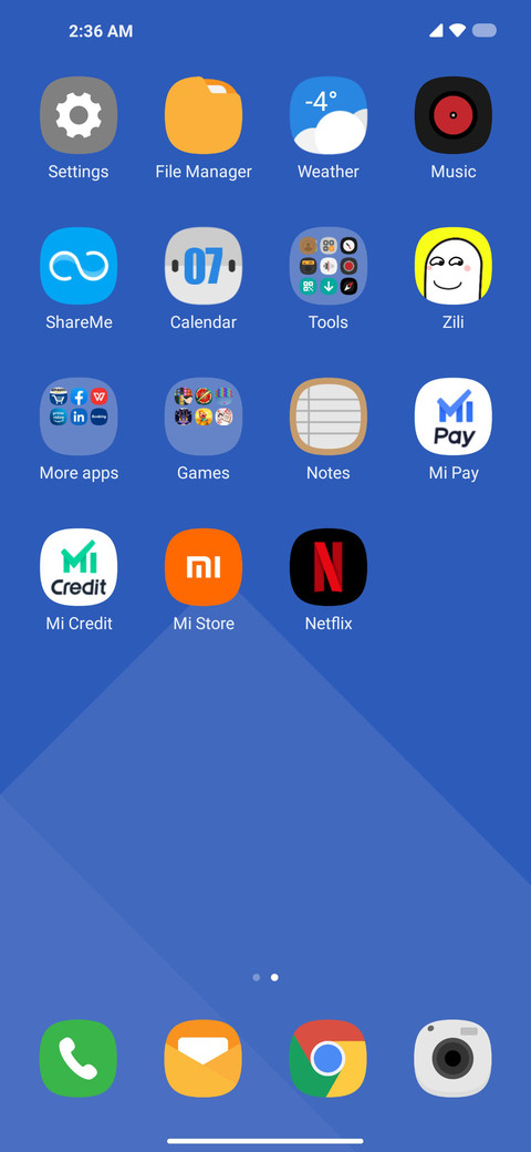 Classy UI screenshot