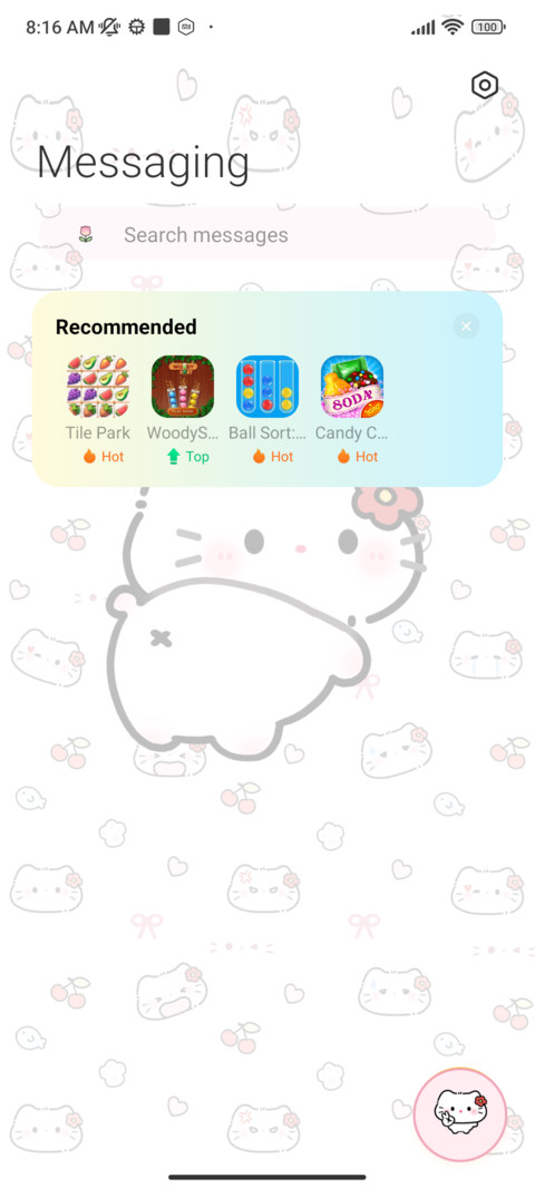 A flat kitten screenshot