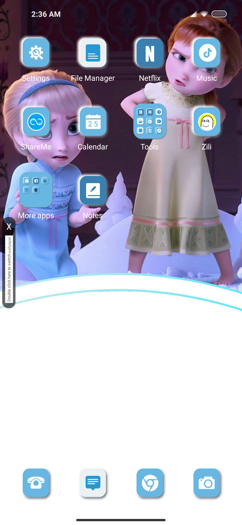 Frozen AGUi screenshot