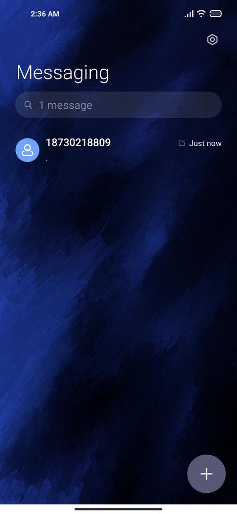 Blue Abstract screenshot