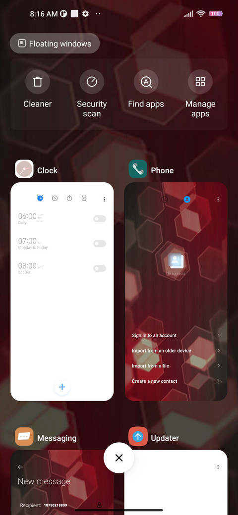 Red  lattice screenshot