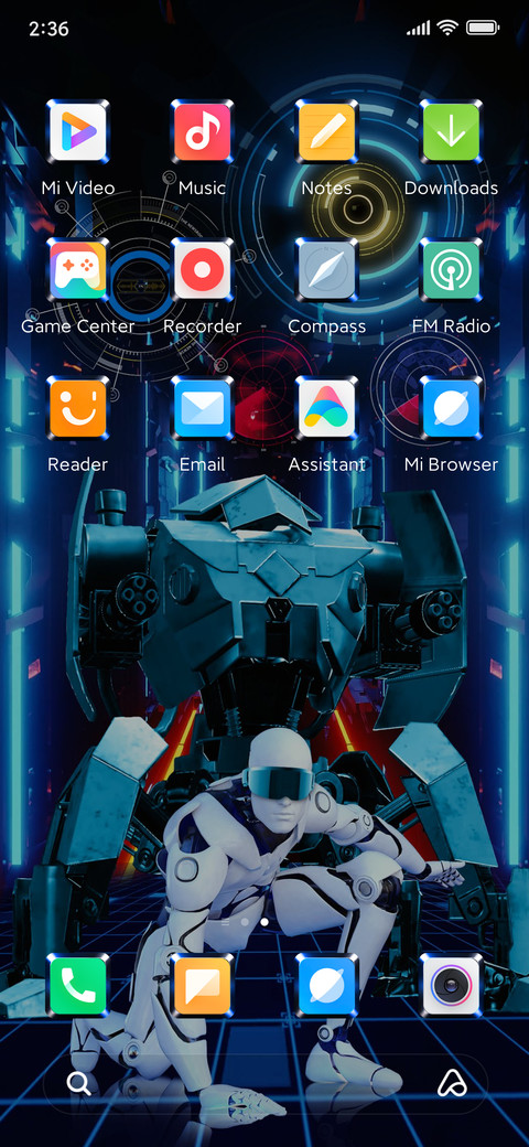 Technology robot screenshot