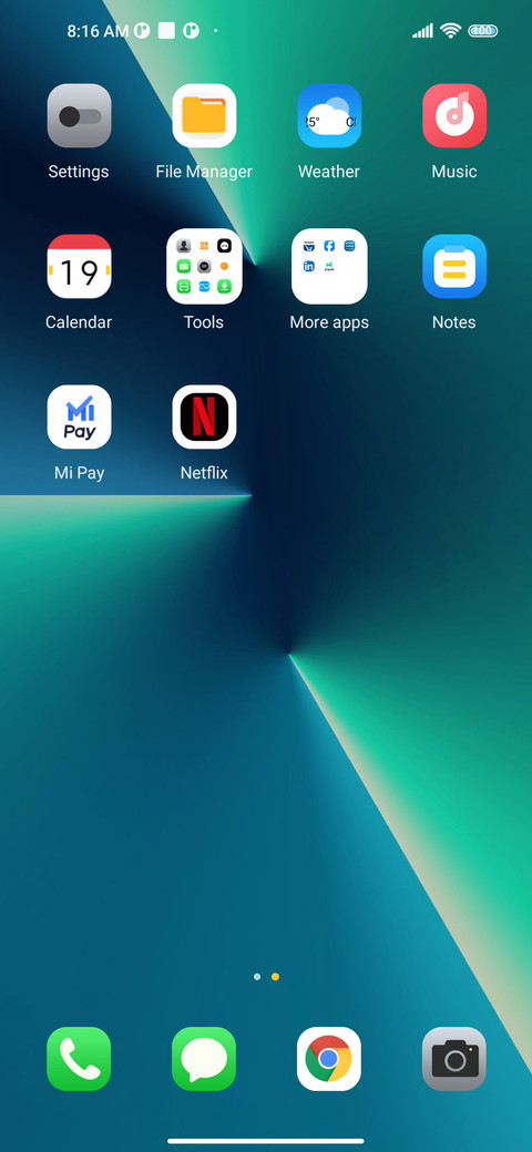 Extreme OS widget screenshot