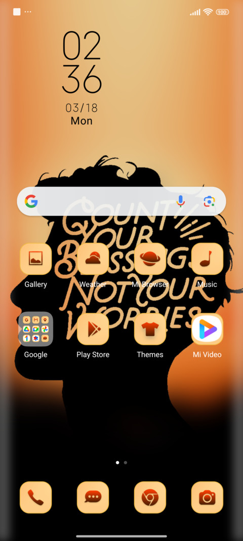 Quote blessings screenshot