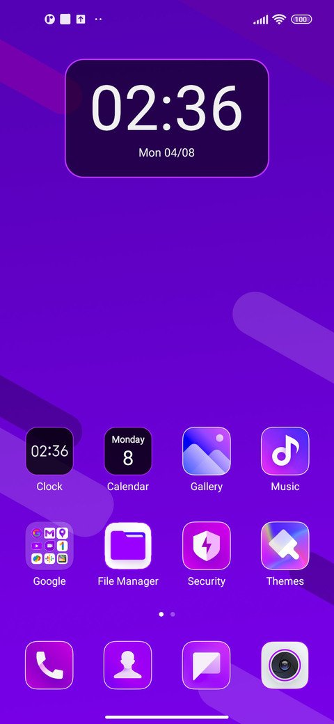 Fancy Dark Purple screenshot