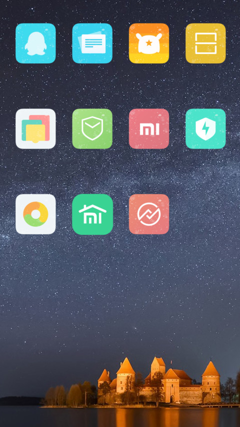 Starry_Sky(动态流星+充电动画) screenshot
