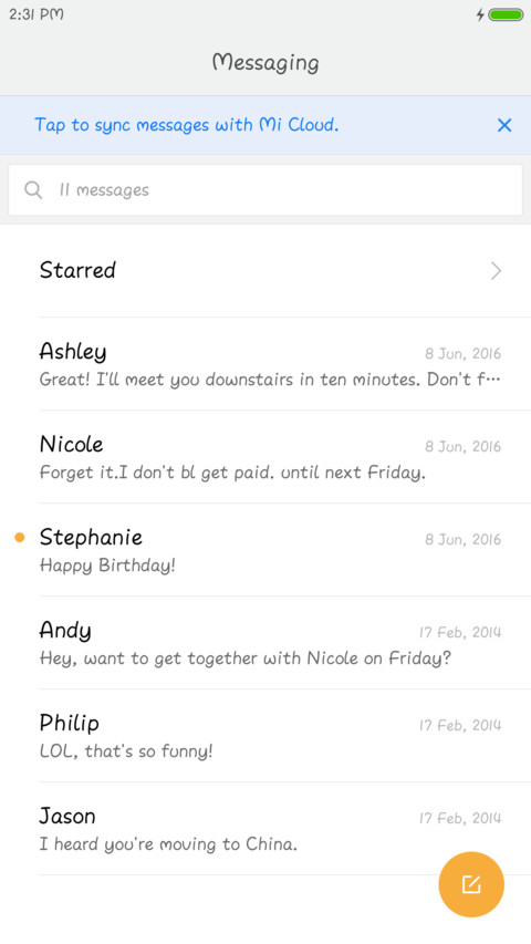 Sweetie screenshot