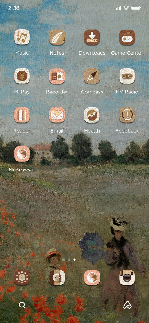 Monet Flower Field screenshot