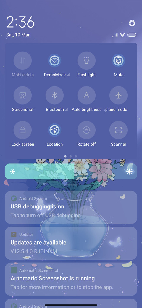 Periwinkle blue screenshot