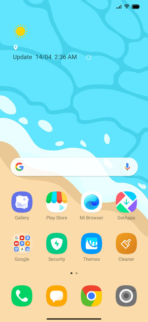Seaside screenshot