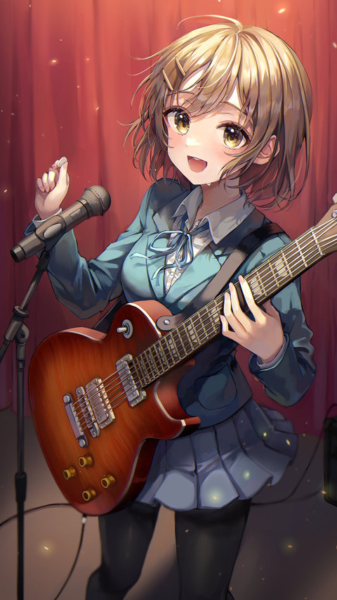 A Beautiful Girl Playing the Guitar screenshot