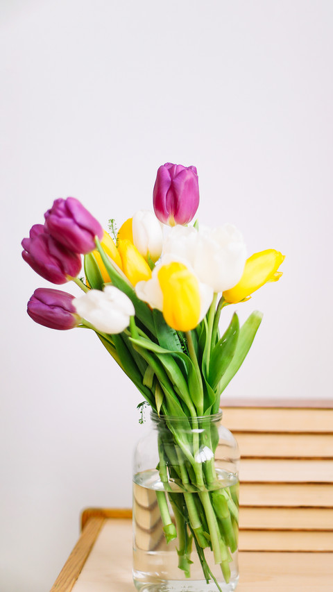 Bouquet of beautiful tulips screenshot