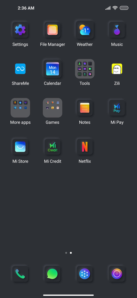 black gradient screenshot