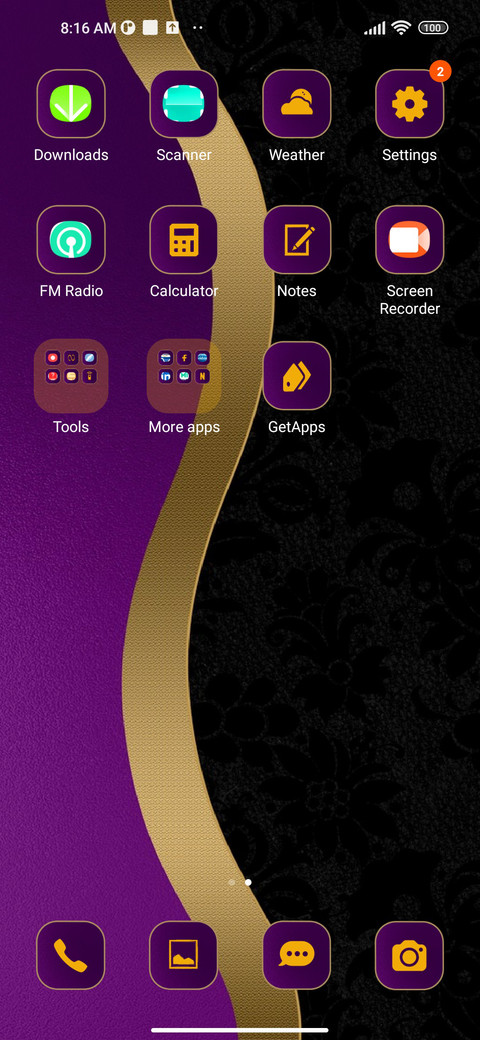 Luxury metal screenshot