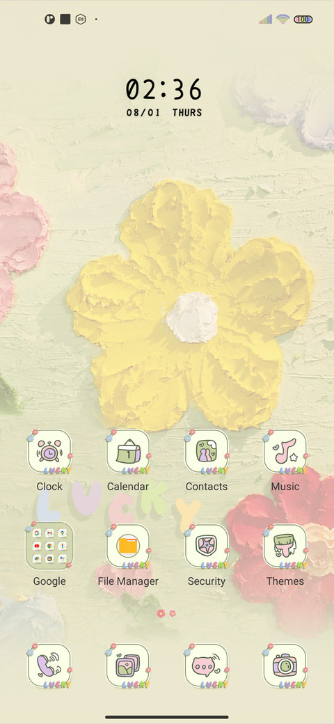 Canvas flower screenshot