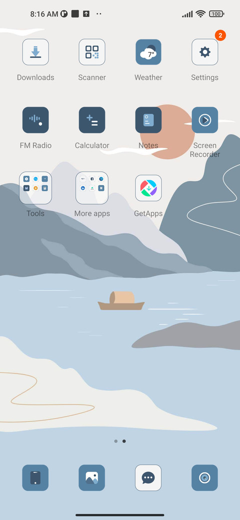 Landscape poetry screenshot
