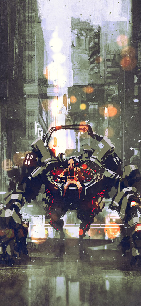 Sci-Fi illustration-PAIXIN screenshot