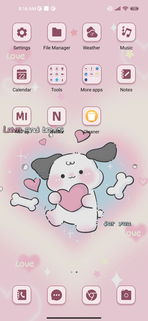 Cream cute screenshot