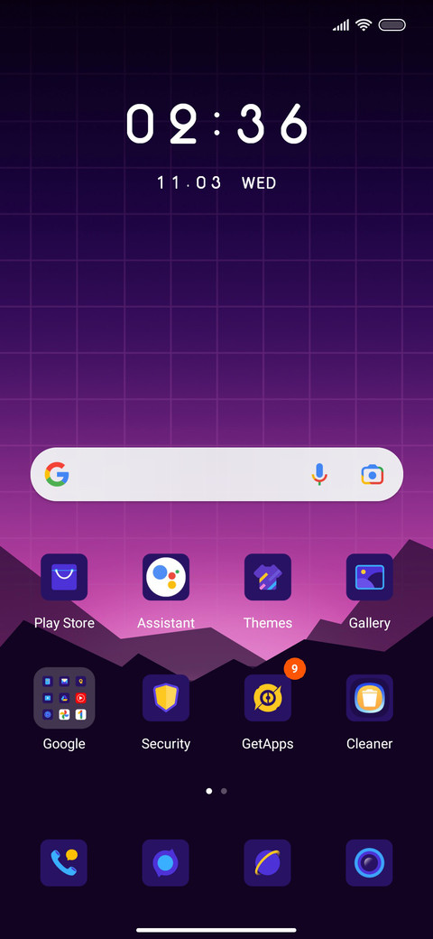 Time matrix screenshot