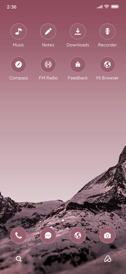Mountains screenshot