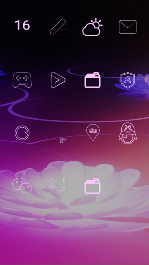 Purple Flowers v11 screenshot