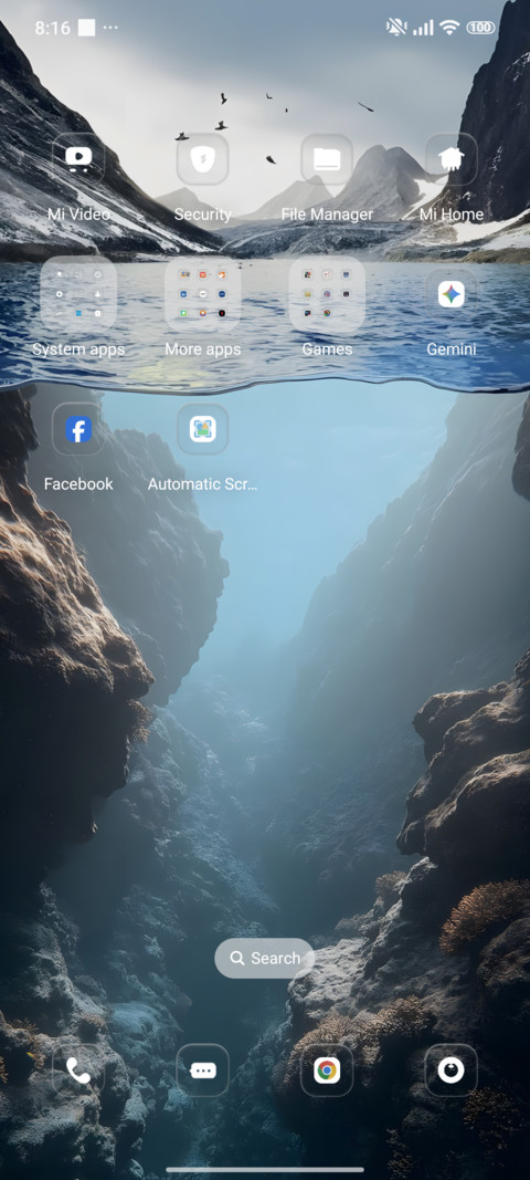 Alpha OS screenshot