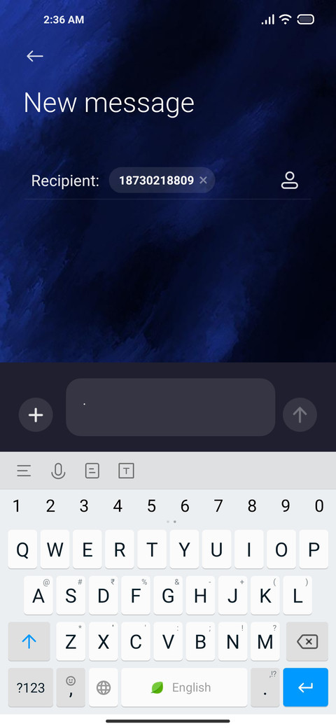 Blue Abstract screenshot