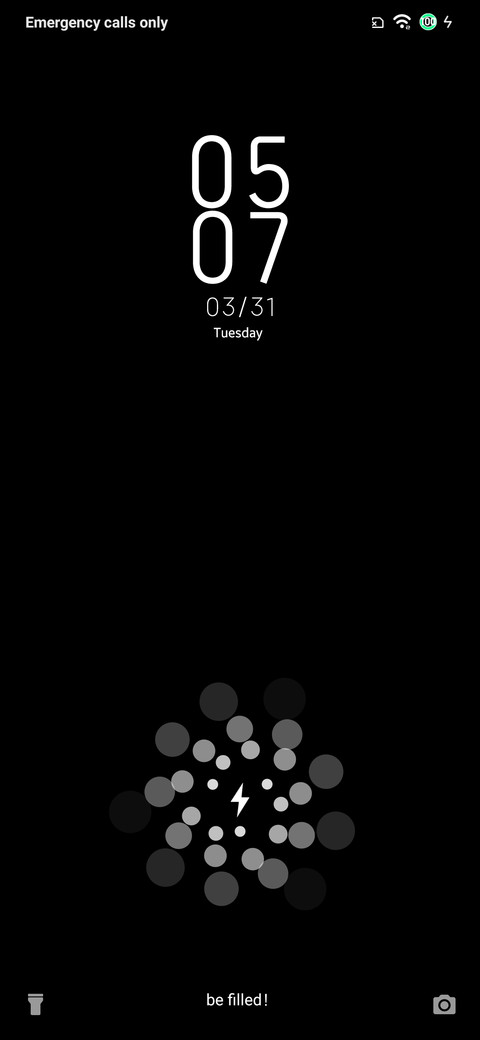 ColorOS Black screenshot